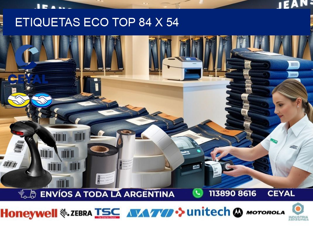 etiquetas eco top 84 x 54