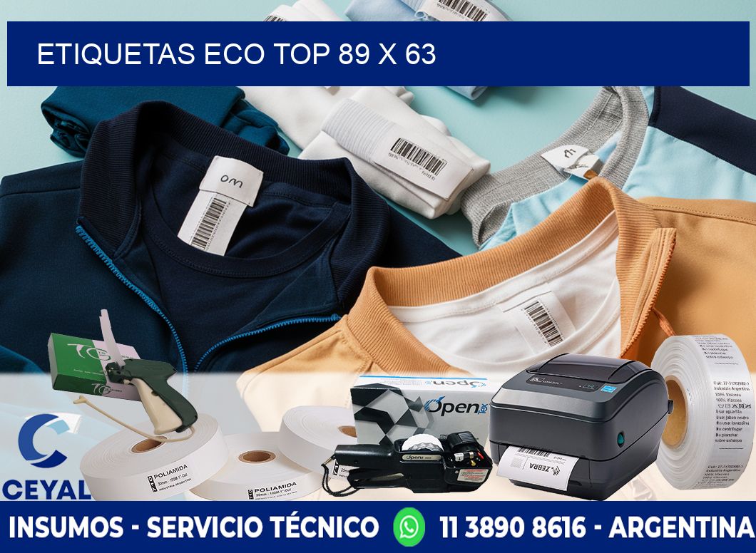 etiquetas eco top 89 x 63