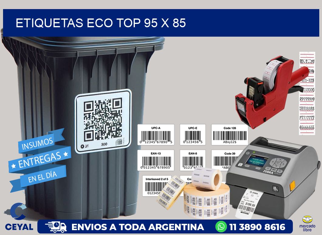 etiquetas eco top 95 x 85