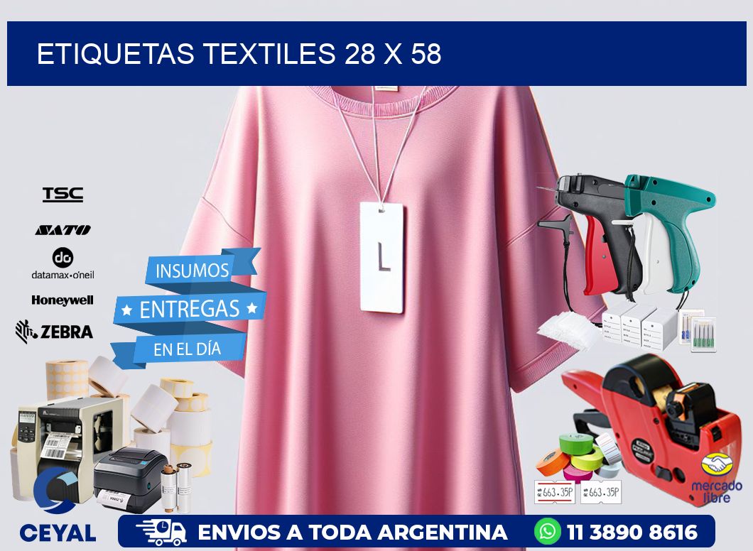 etiquetas textiles 28 x 58