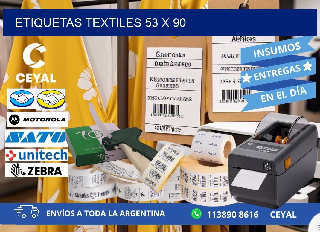 etiquetas textiles 53 x 90