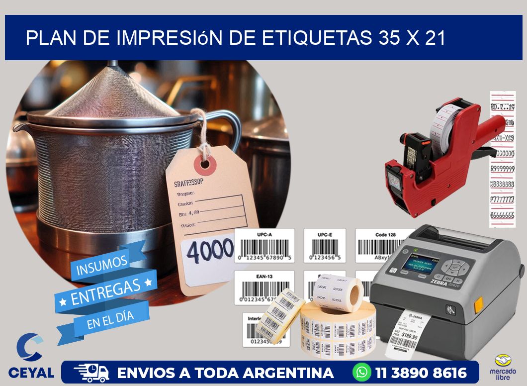 plan de impresión de etiquetas 35 x 21