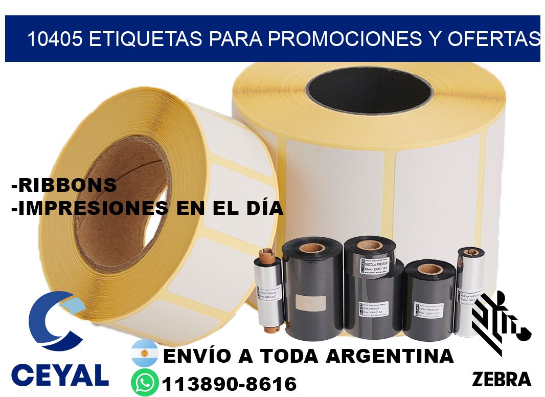 10405 Etiquetas para promociones y ofertas