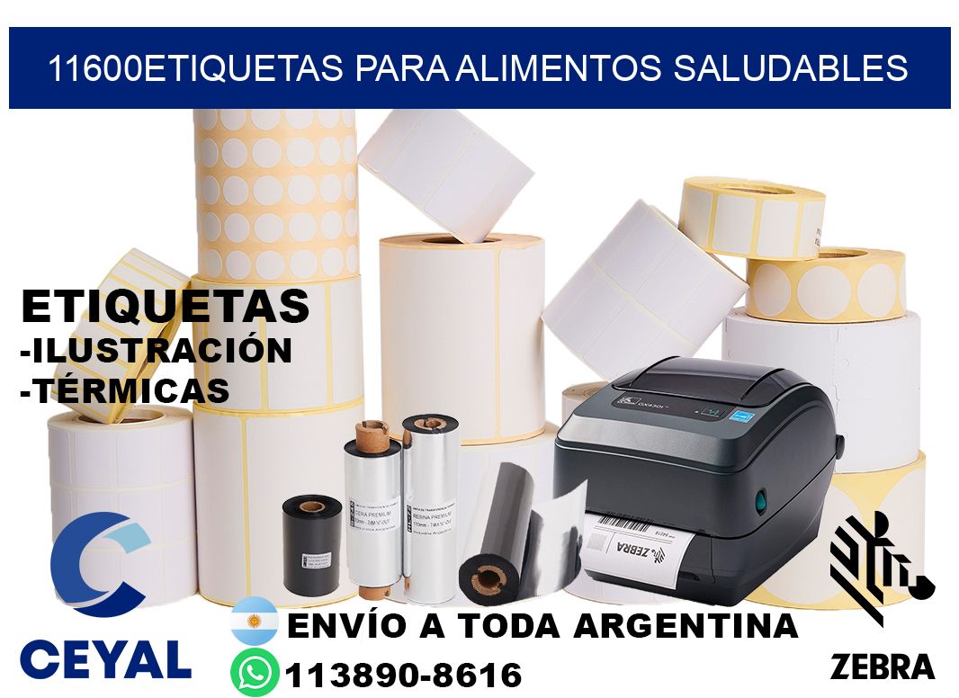 11600Etiquetas para alimentos saludables