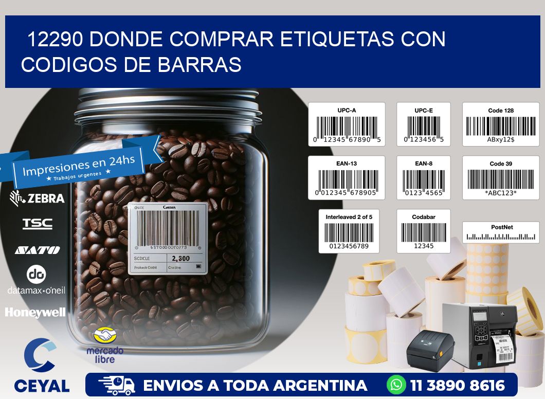 12290 Donde comprar etiquetas con codigos de barras