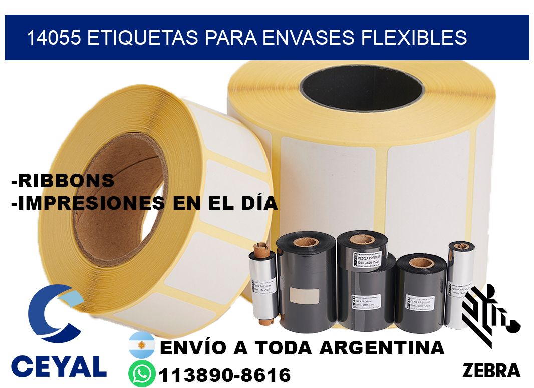 14055 Etiquetas para envases flexibles