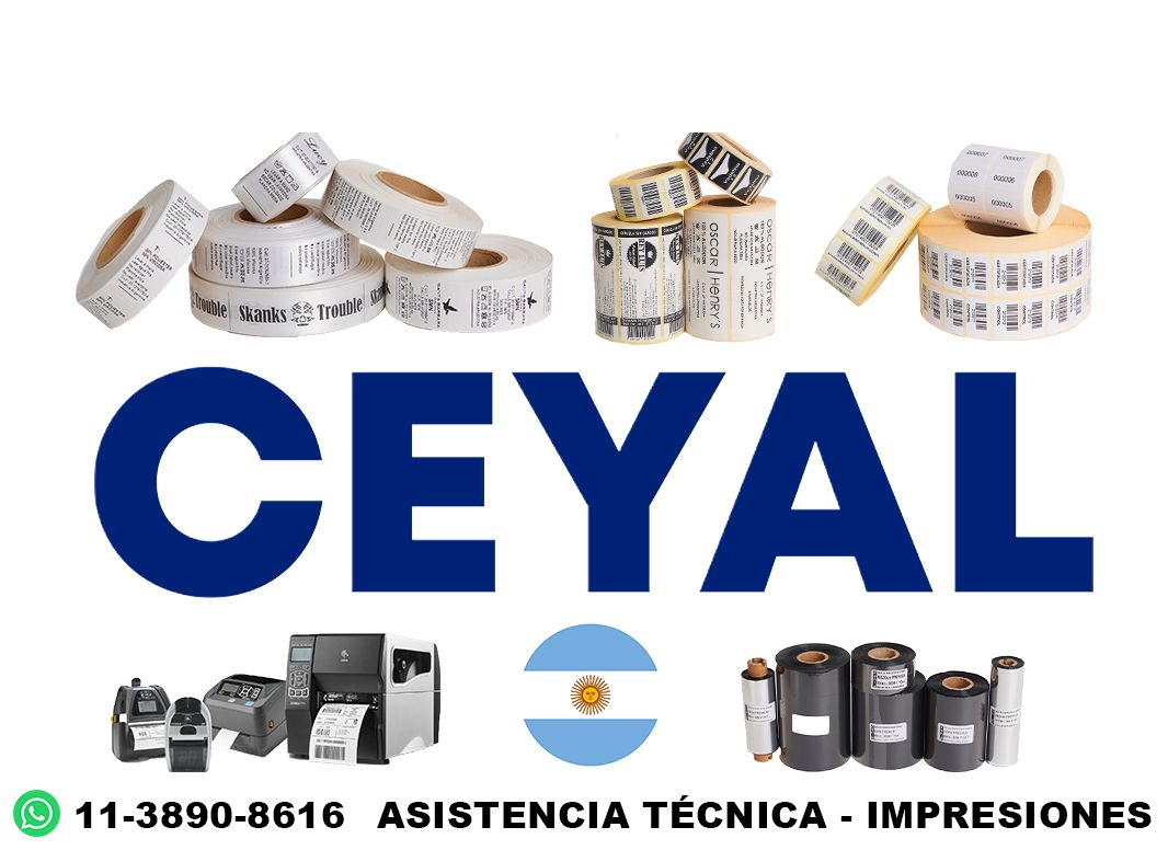 19690 Etiquetas adhesivas ean13 textil