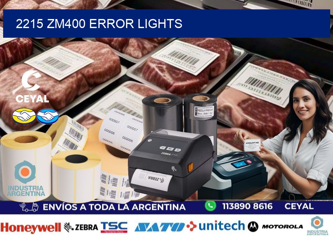 2215 ZM400 error lights