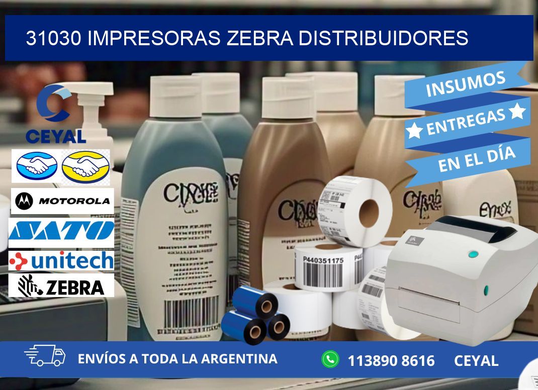 31030 impresoras Zebra distribuidores