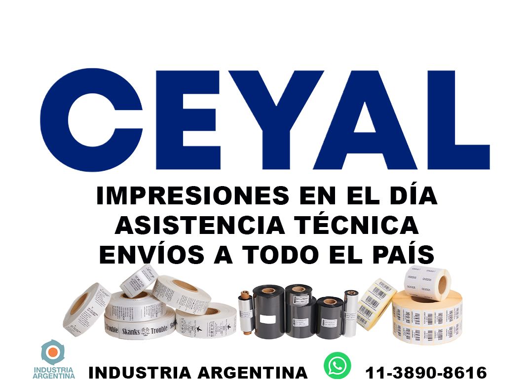 3320 impresora de etiquetas textil