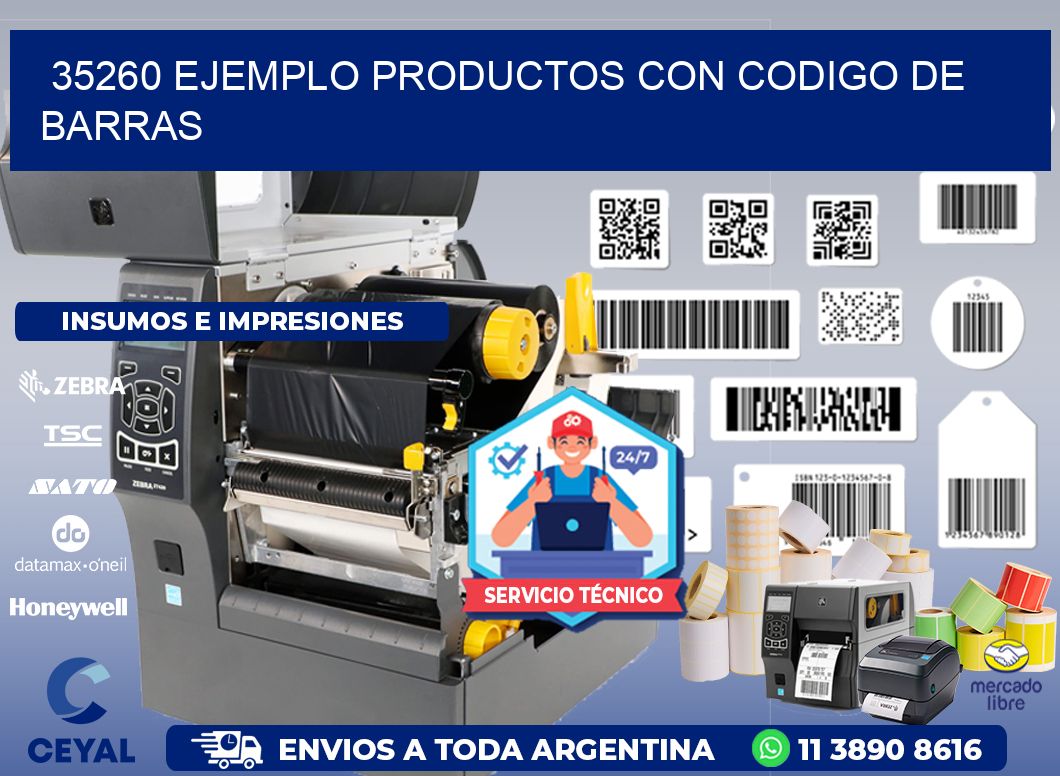 35260 ejemplo productos con codigo de barras