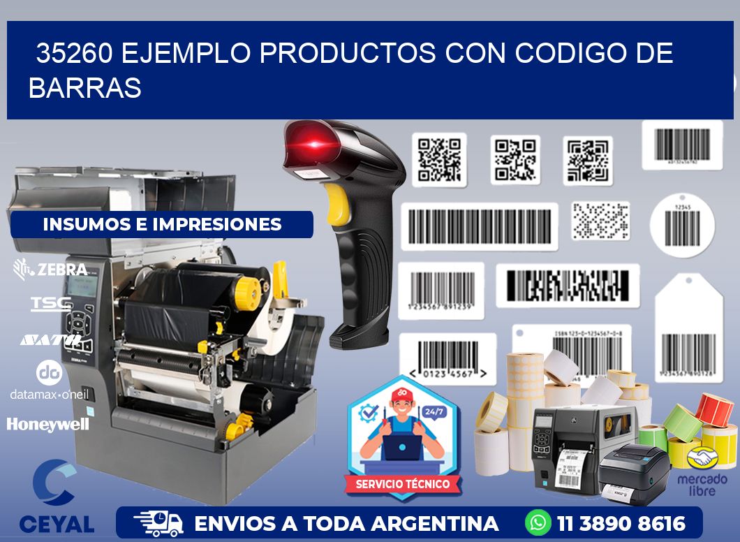 35260 ejemplo productos con codigo de barras