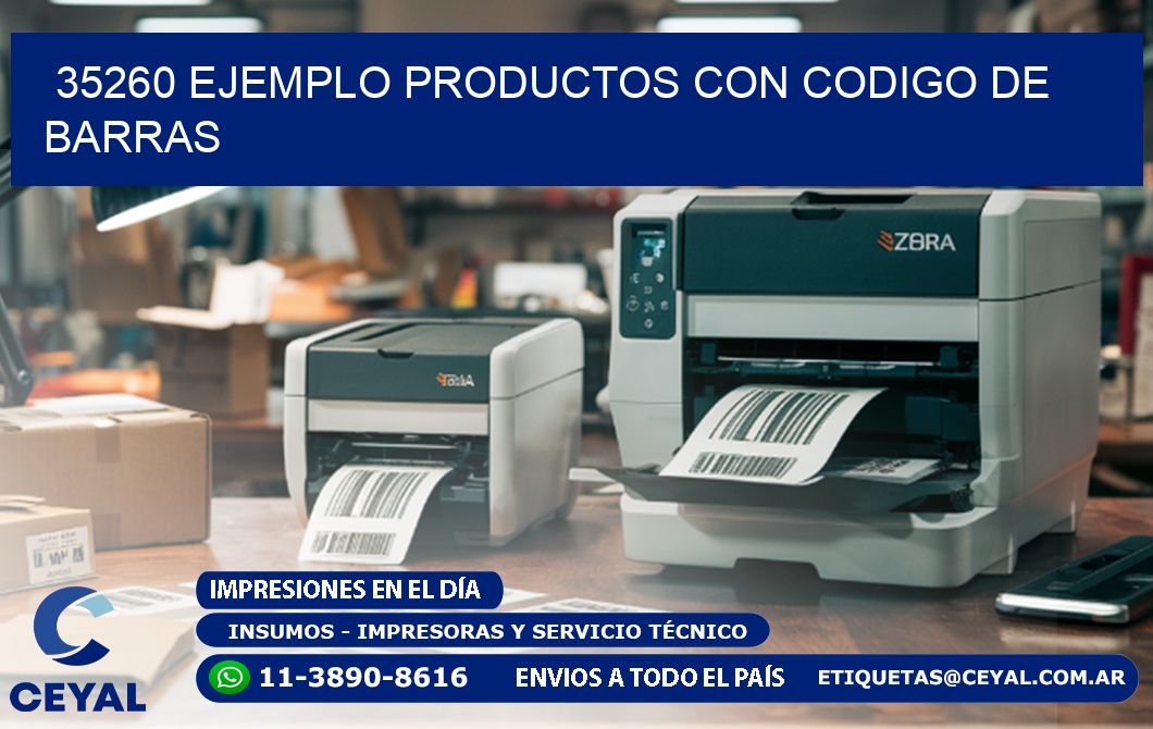 35260 ejemplo productos con codigo de barras