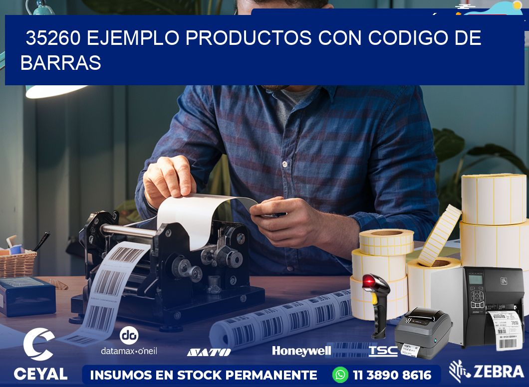 35260 ejemplo productos con codigo de barras