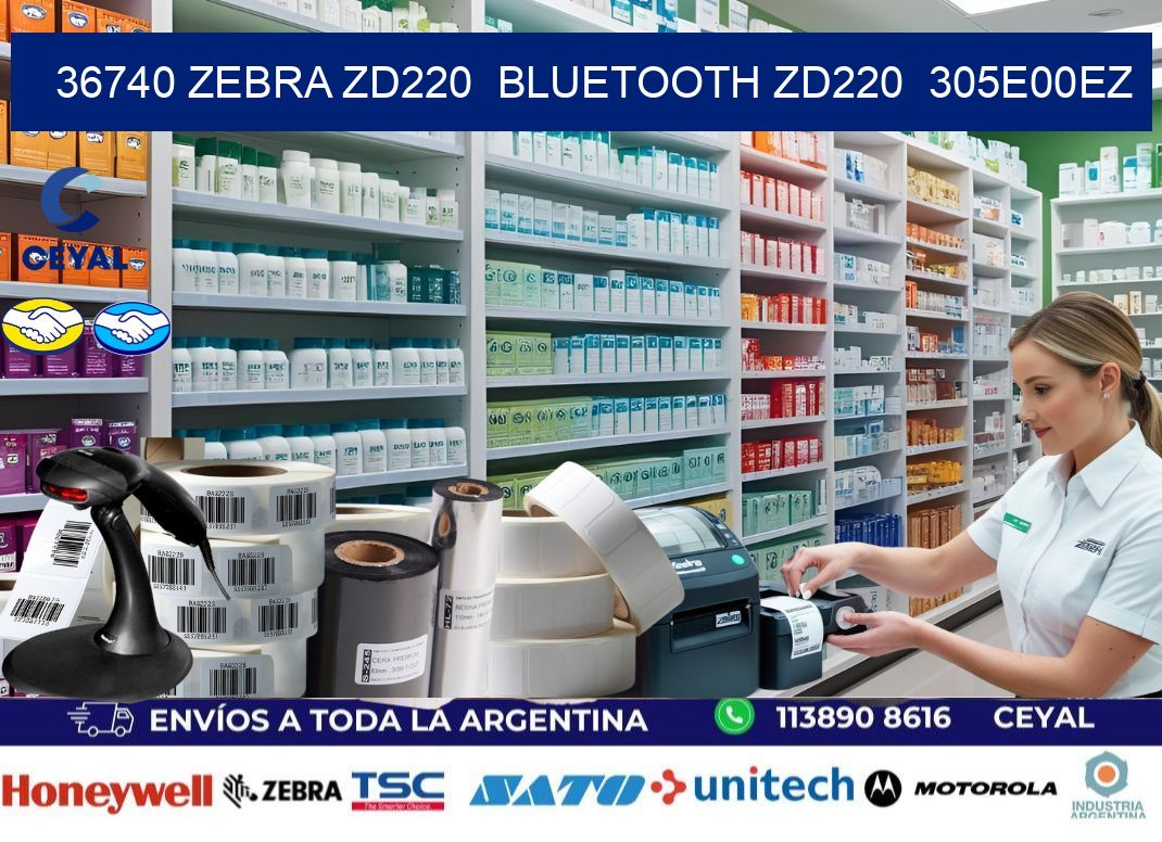 36740 Zebra ZD220  Bluetooth ZD220  305E00EZ