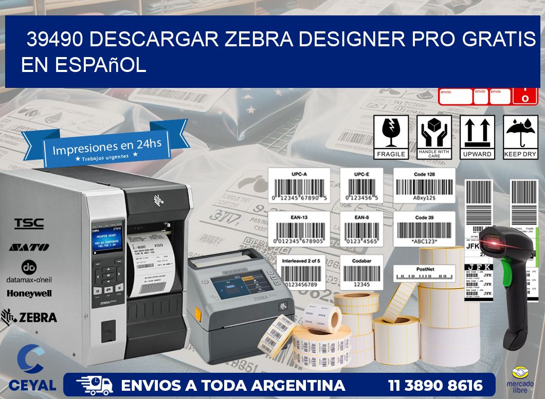 39490 Descargar Zebra Designer Pro gratis en Español