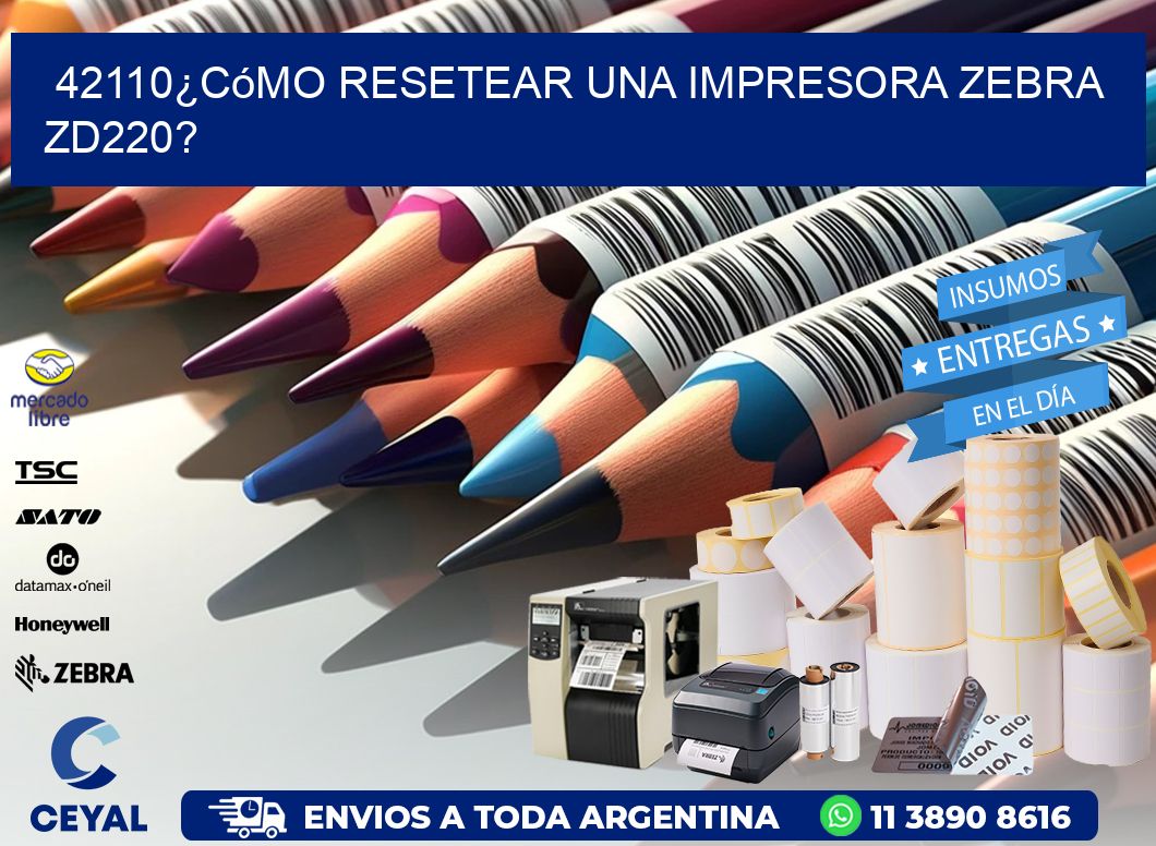 42110¿Cómo resetear una impresora Zebra ZD220?