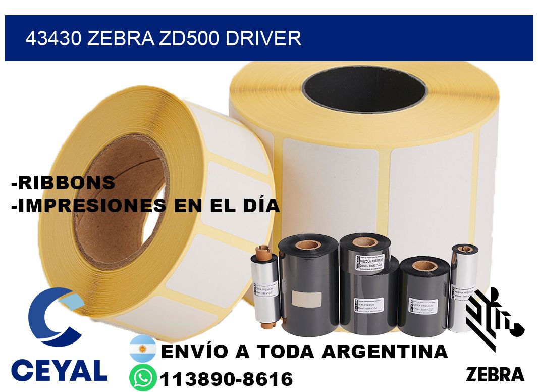 43430 Zebra ZD500 driver