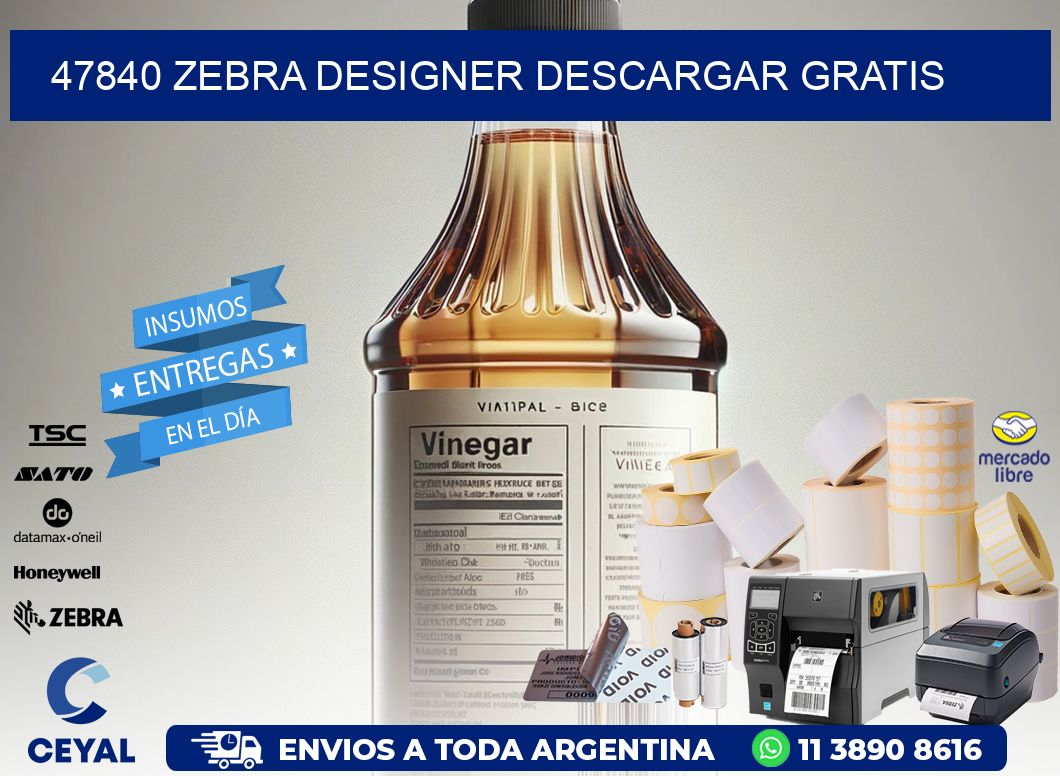 47840 Zebra Designer Descargar gratis