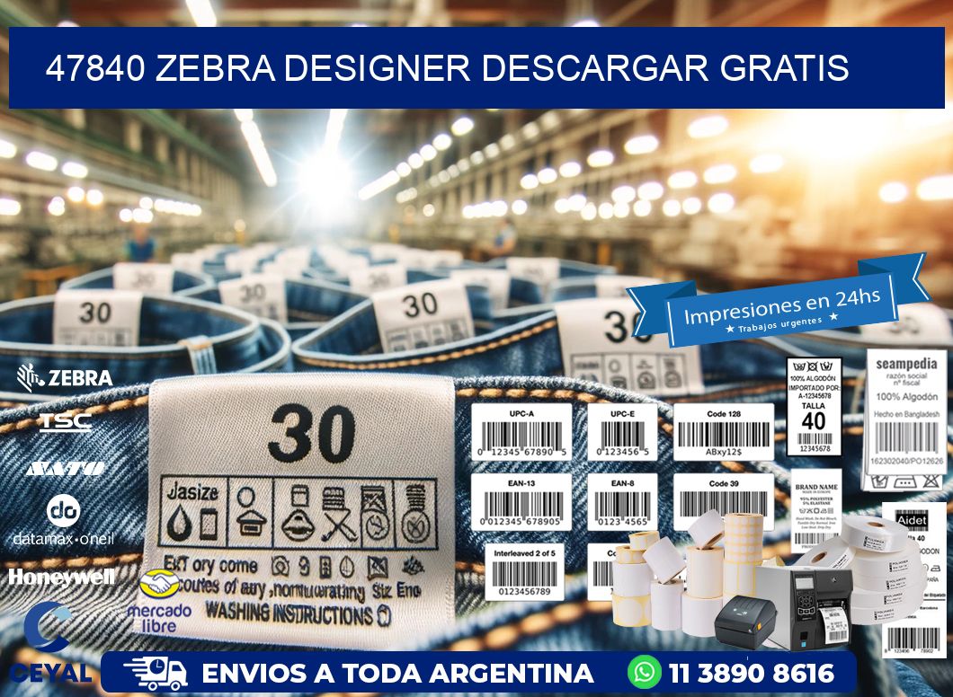 47840 Zebra Designer Descargar gratis