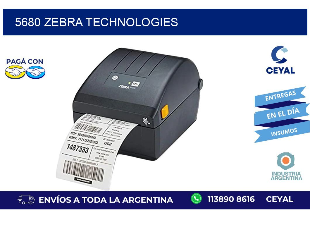 5680 zebra technologies