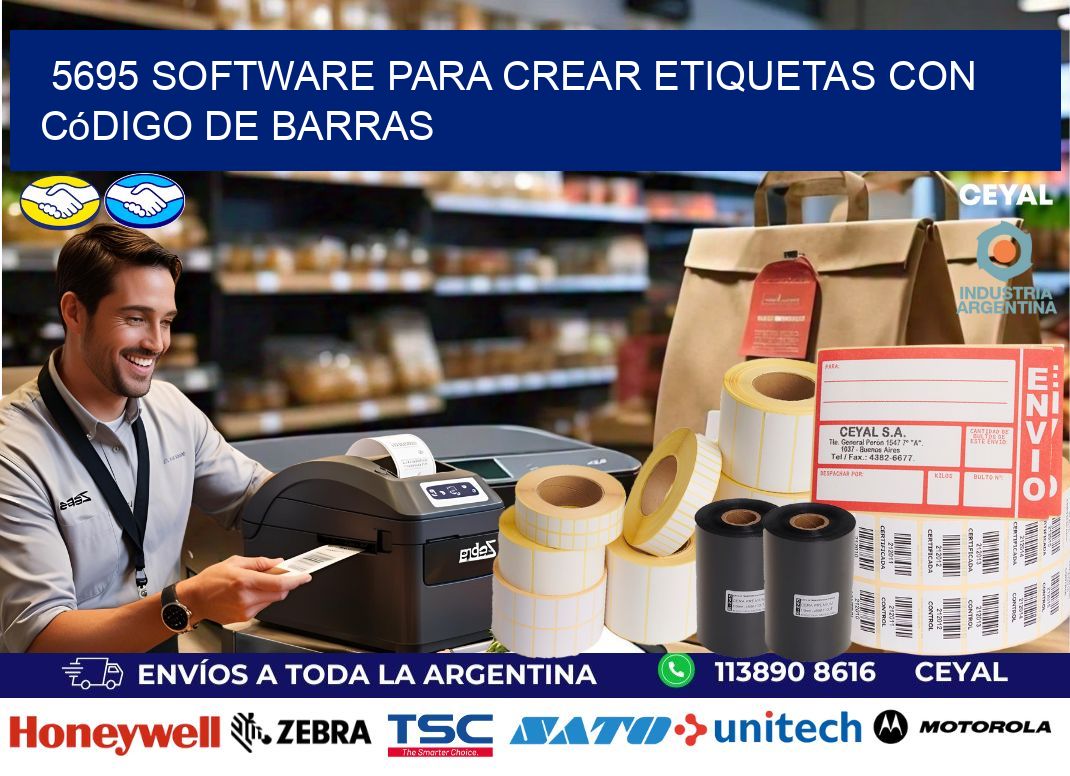 5695 Software para crear etiquetas con código de barras