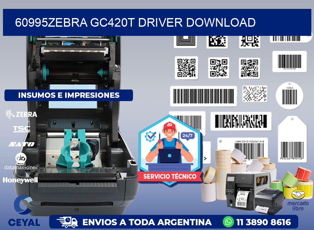 60995Zebra GC420t driver download