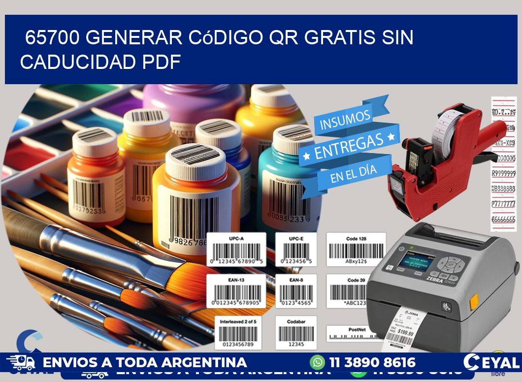 65700 Generar código QR gratis sin caducidad PDF