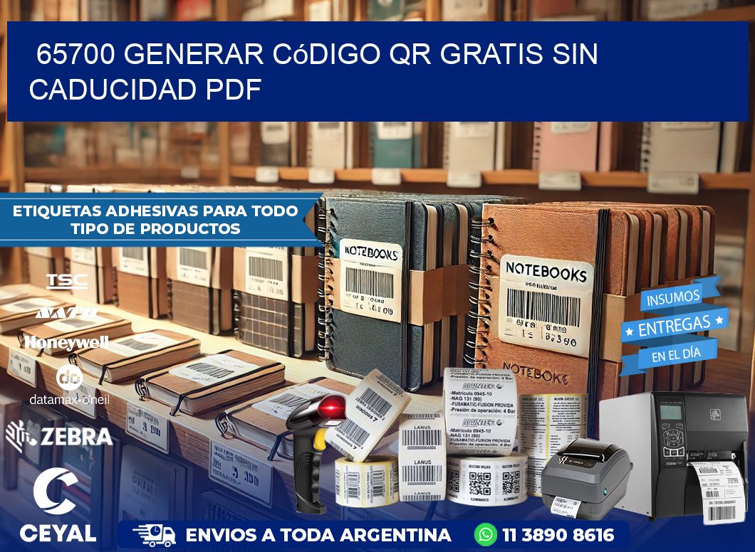 65700 Generar código QR gratis sin caducidad PDF