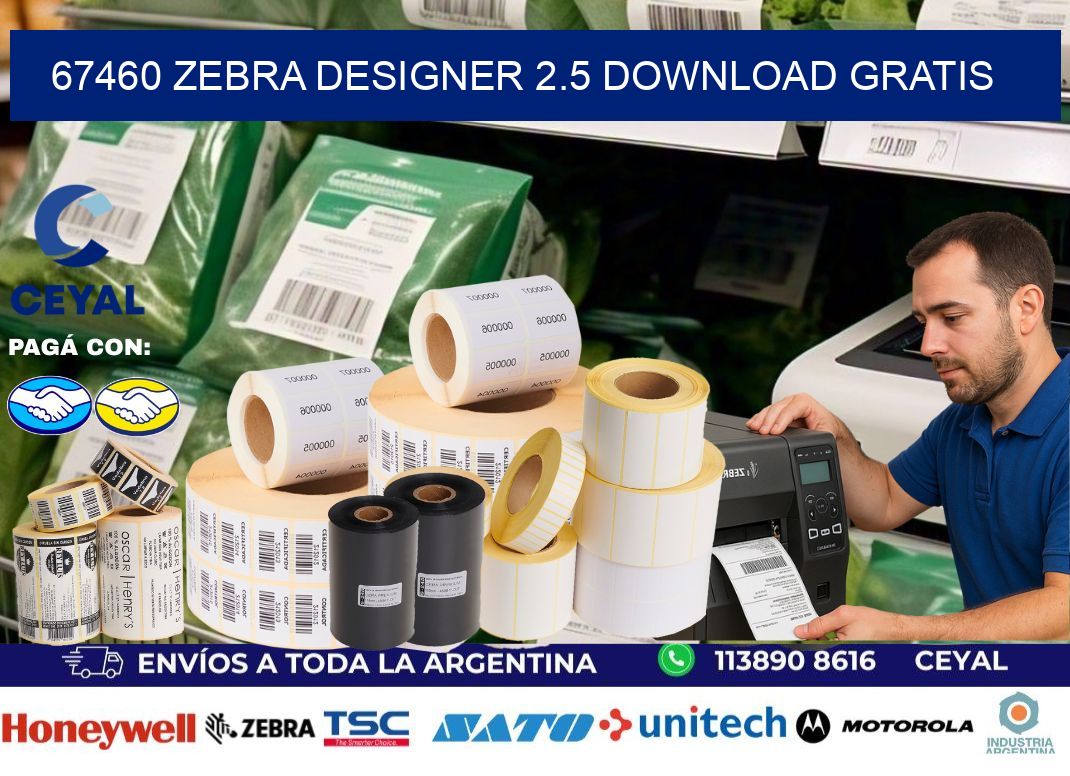 67460 Zebra designer 2.5 download gratis