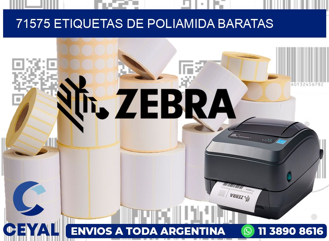 71575 etiquetas de poliamida baratas