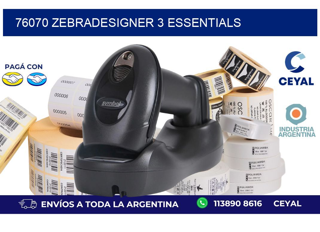 76070 ZebraDesigner 3 Essentials