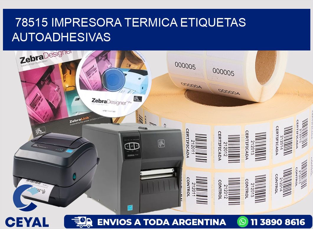 78515 Impresora termica etiquetas autoadhesivas