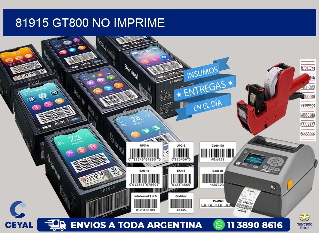 81915 GT800 no imprime