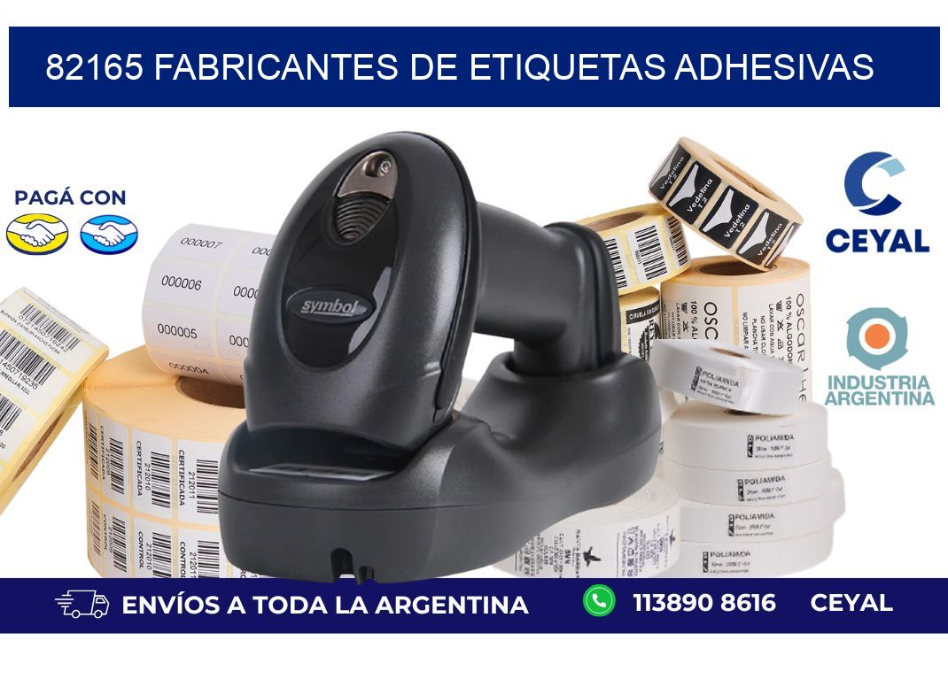 82165 Fabricantes de etiquetas adhesivas