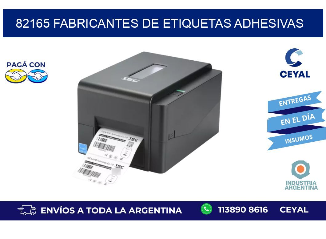 82165 Fabricantes de etiquetas adhesivas