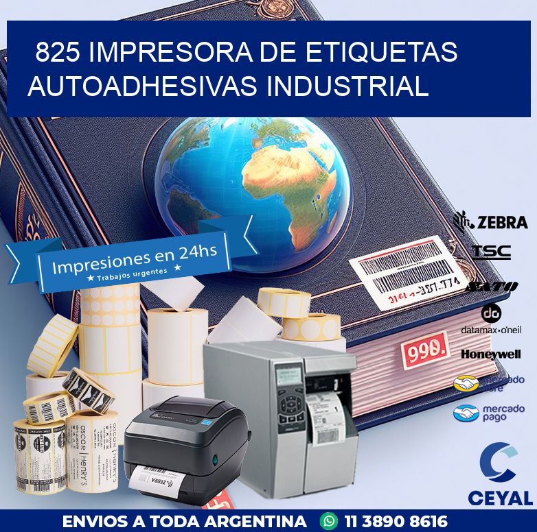 825 Impresora de etiquetas autoadhesivas industrial
