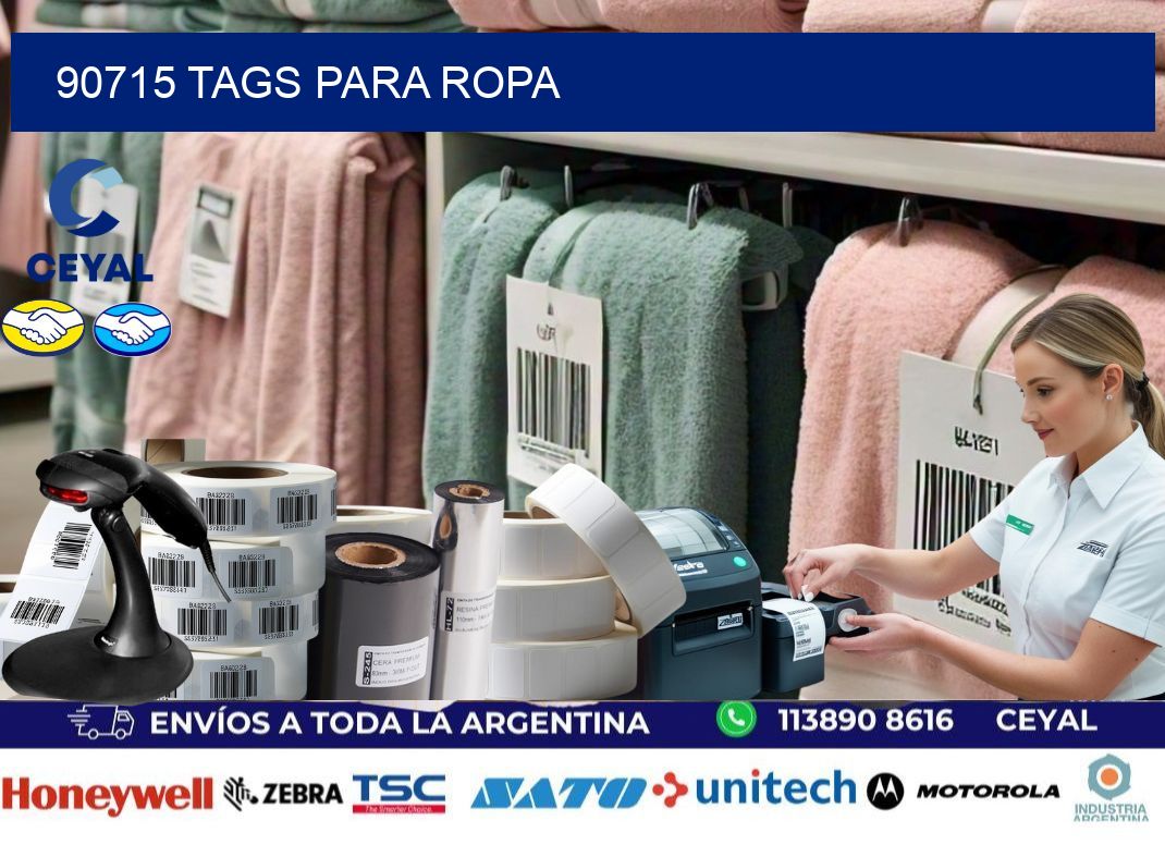 90715 Tags para ropa