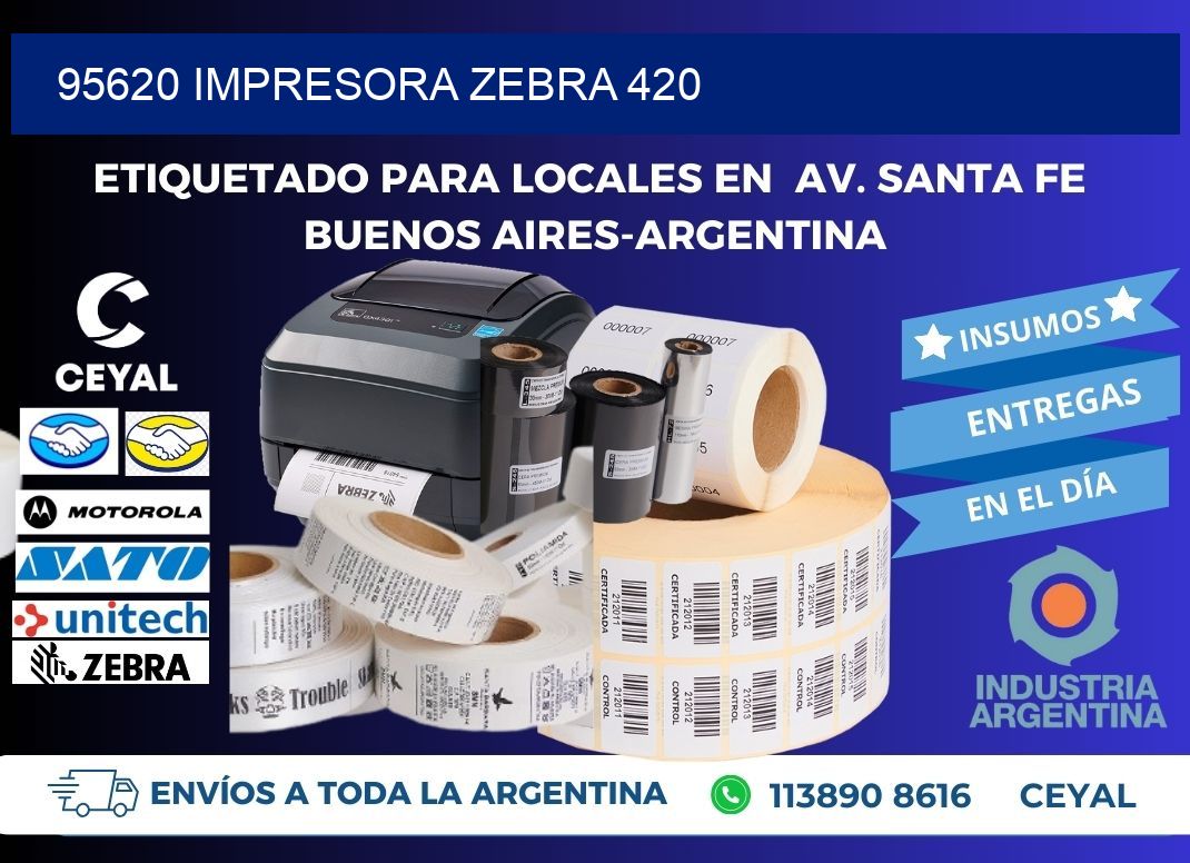 95620 impresora zebra 420