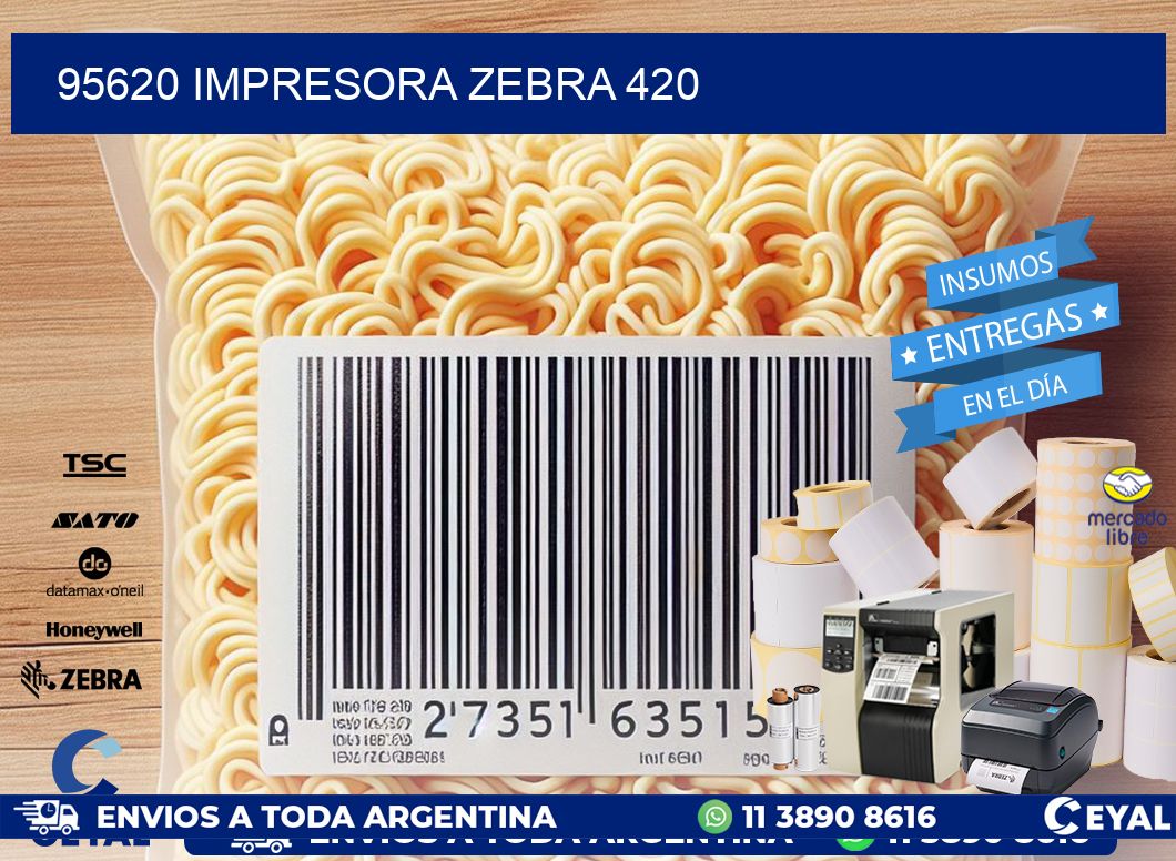95620 impresora zebra 420