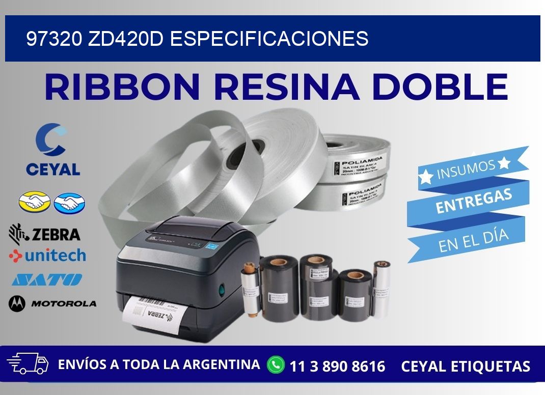 97320 ZD420d especificaciones