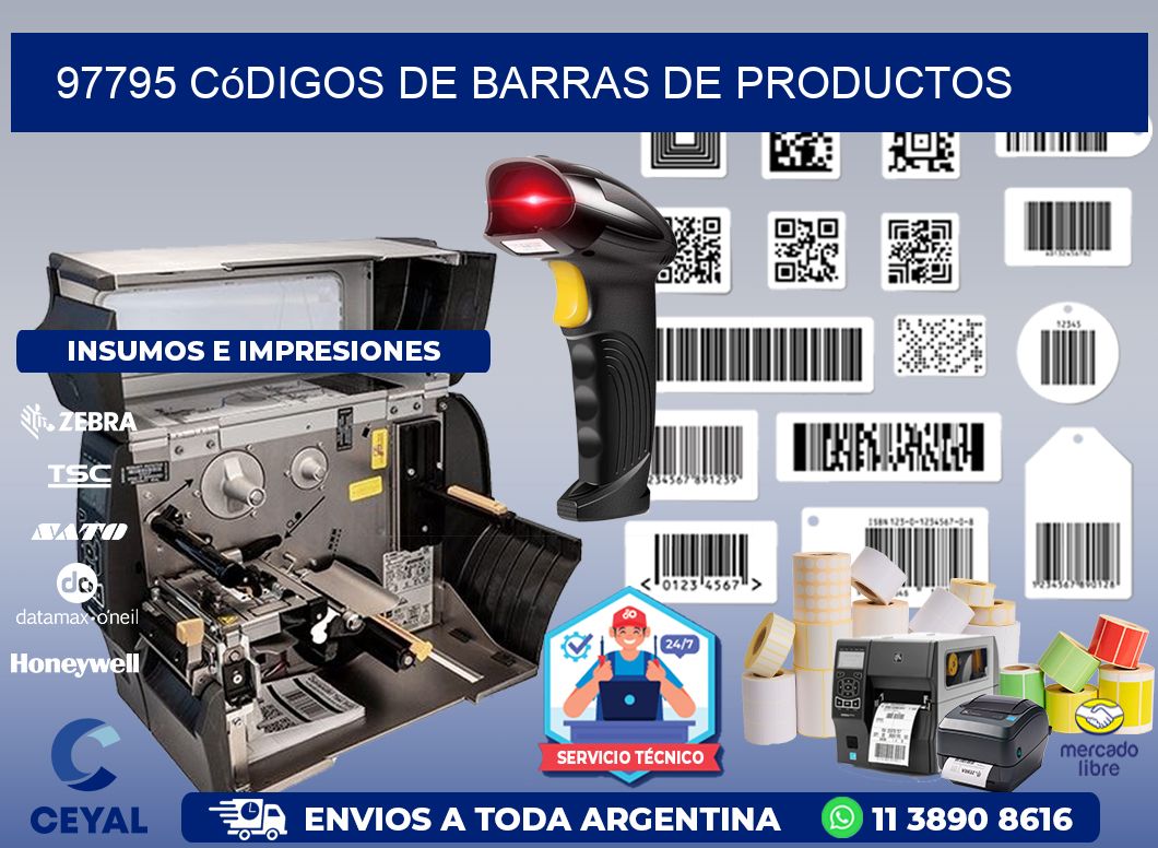 97795 Códigos de barras de productos
