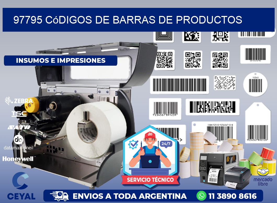97795 Códigos de barras de productos