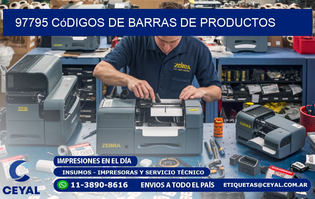 97795 Códigos de barras de productos