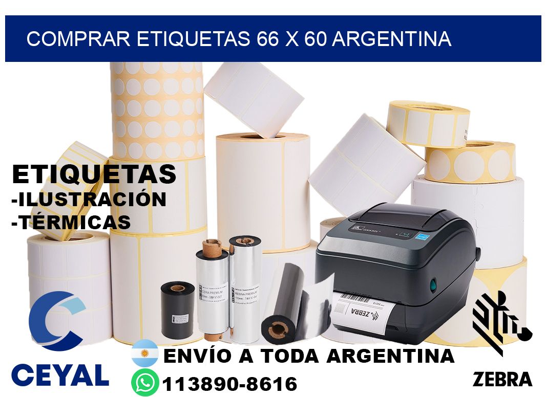 Comprar etiquetas 66 x 60 argentina