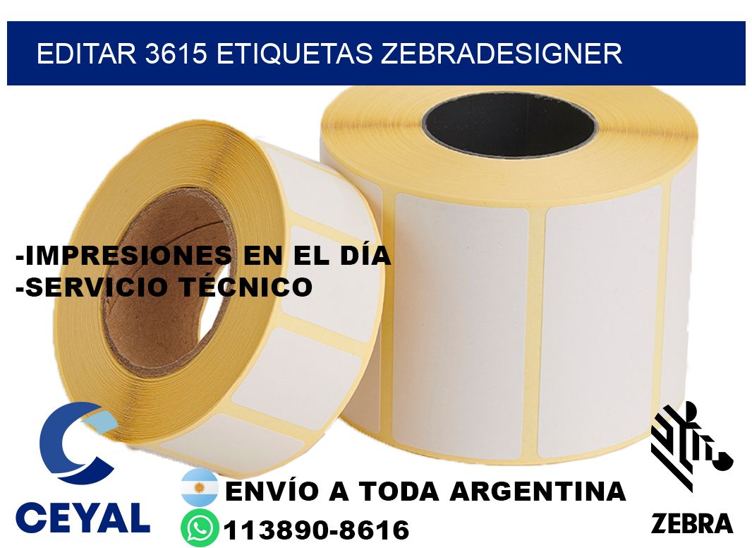 EDITAR 3615 ETIQUETAS ZEBRADESIGNER