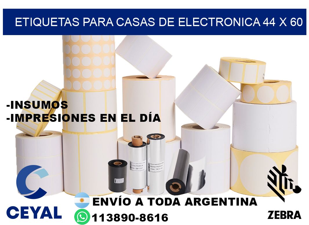 ETIQUETAS PARA CASAS DE ELECTRONICA 44 x 60