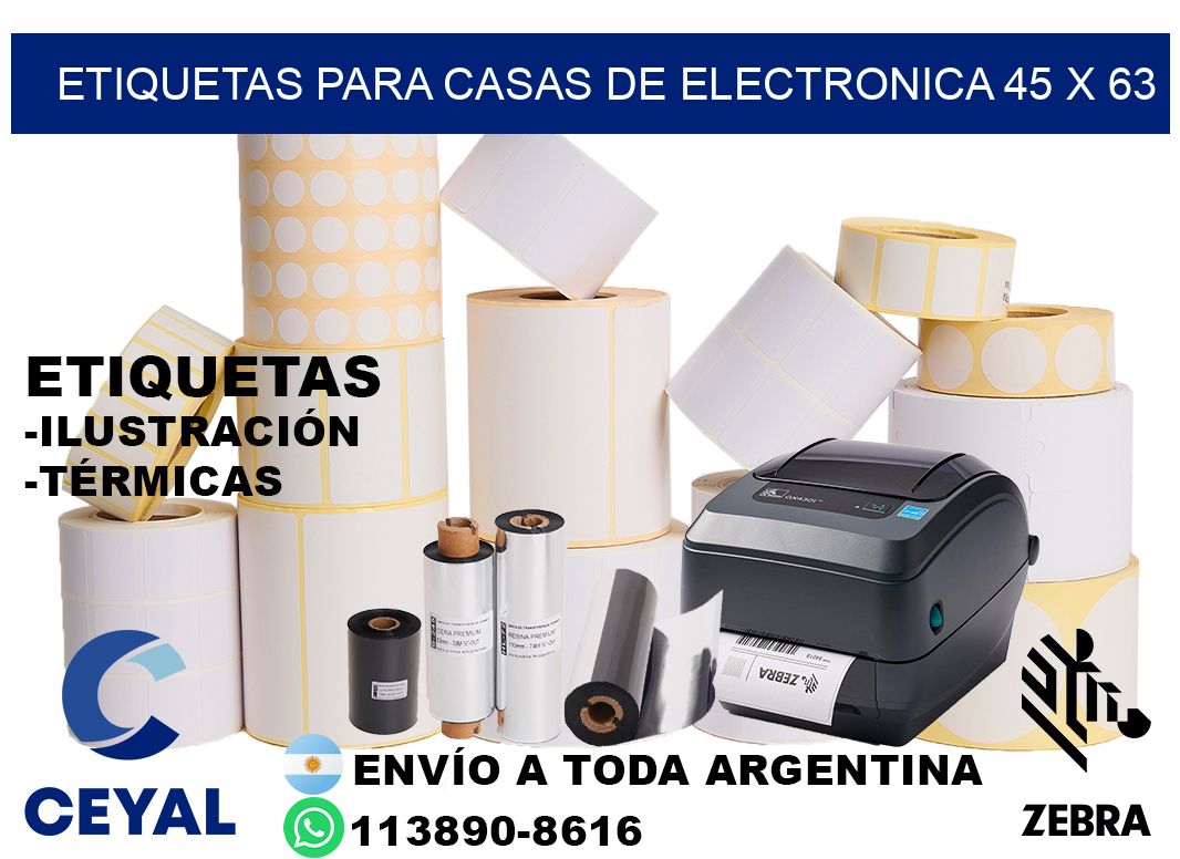 ETIQUETAS PARA CASAS DE ELECTRONICA 45 x 63