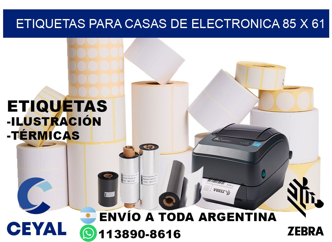 ETIQUETAS PARA CASAS DE ELECTRONICA 85 x 61