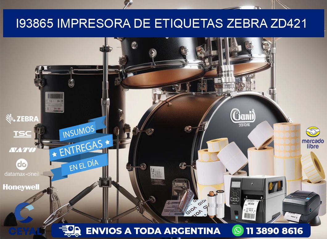 I93865 impresora de etiquetas Zebra ZD421